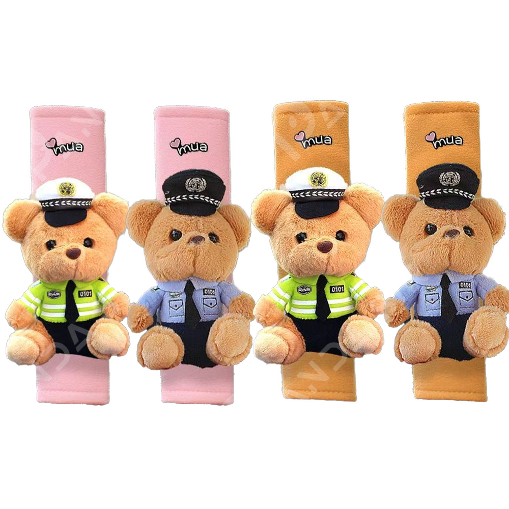 警察小熊汽车安全带护肩套
