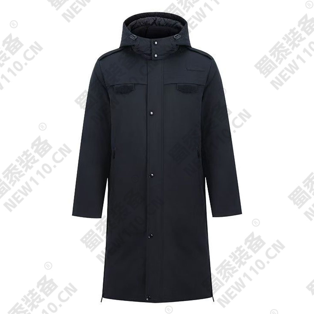 多功能执勤棉服可隐藏式魔术贴