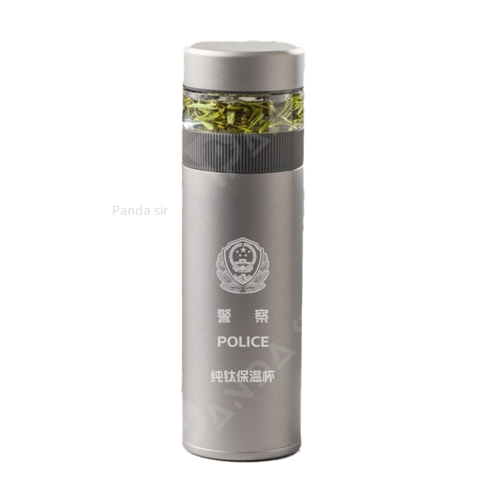 Panda sir 纯钛茶水分离杯