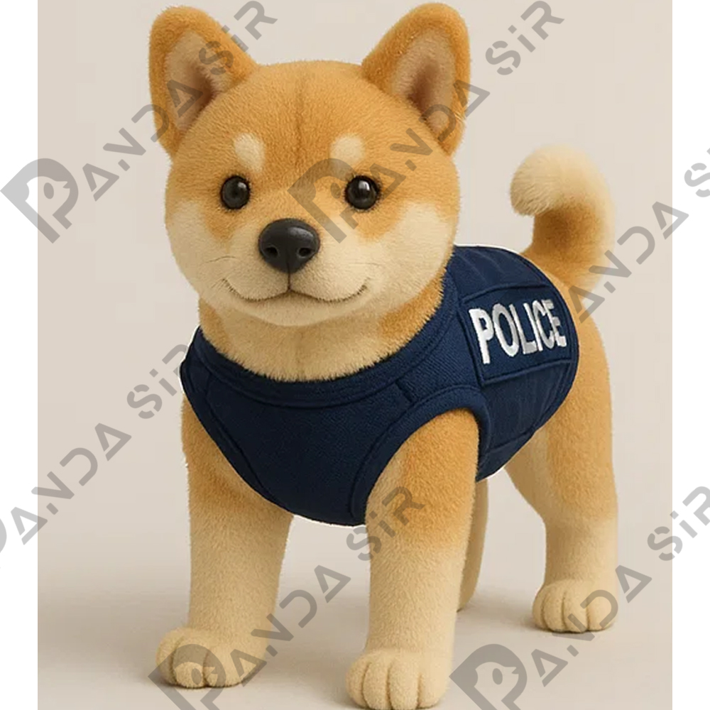 Panda sir中华田园犬警犬毛绒玩具（预售）